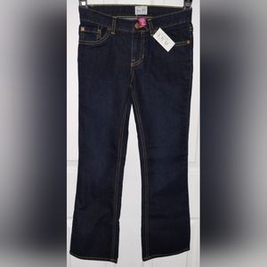 NWT Girl's Boot cut Dark Denim Jeans from The Children's Place. SIZE 10